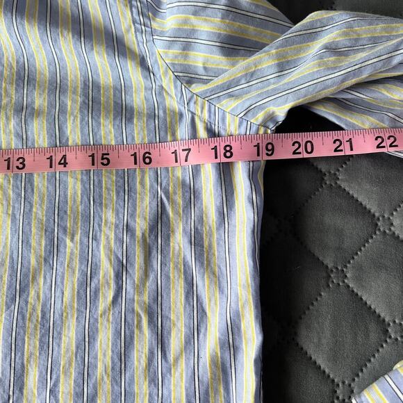 ✨Polo Ralph Lauren Sport Womens Size 8 Slim Fit Striped Button Up Long Sleeve - Picture 5 of 7